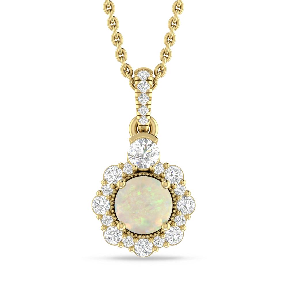 Yellow Gold - Opal