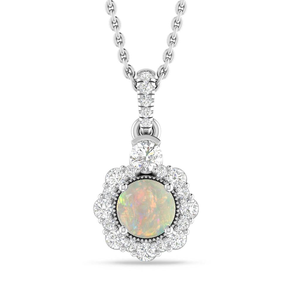 White Gold - Opal