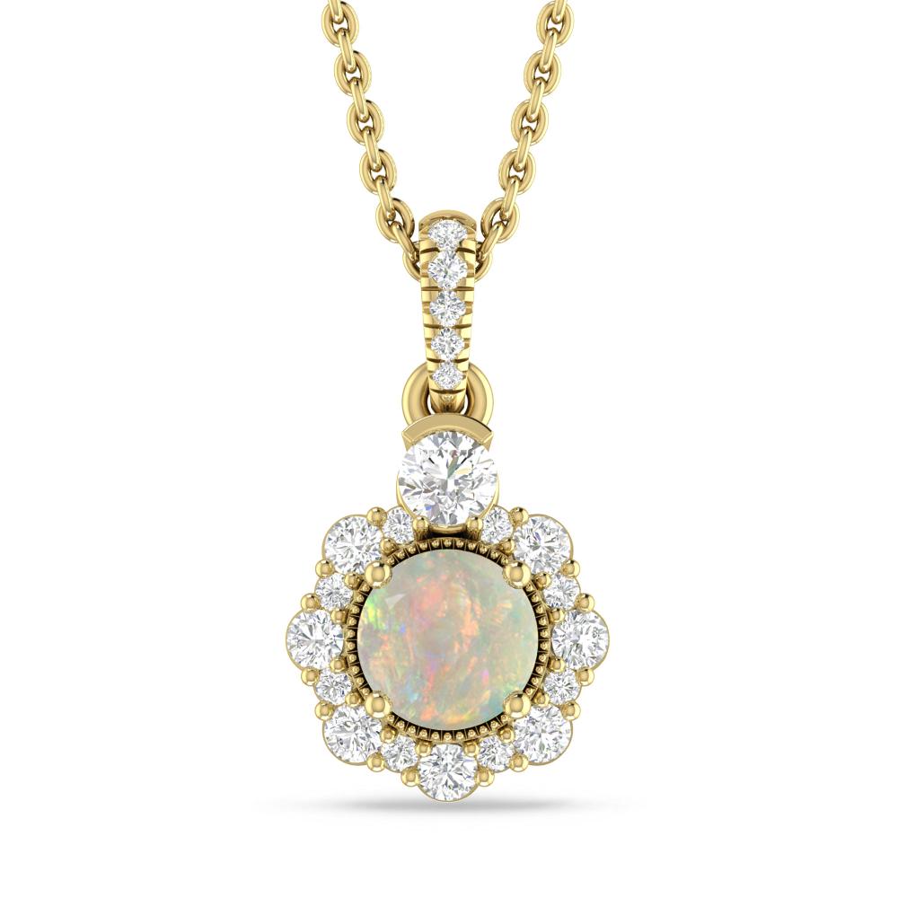 Yellow Gold - Opal