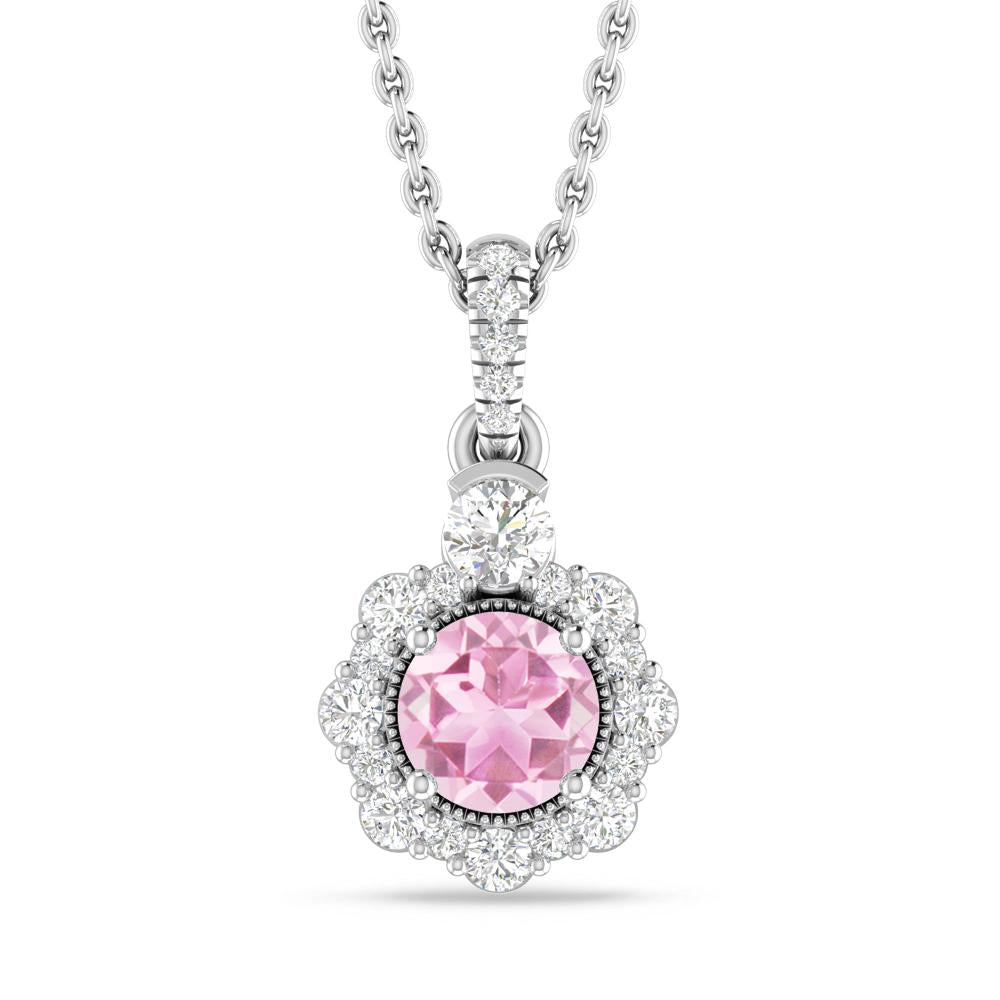 White Gold - Pink Tourmaline