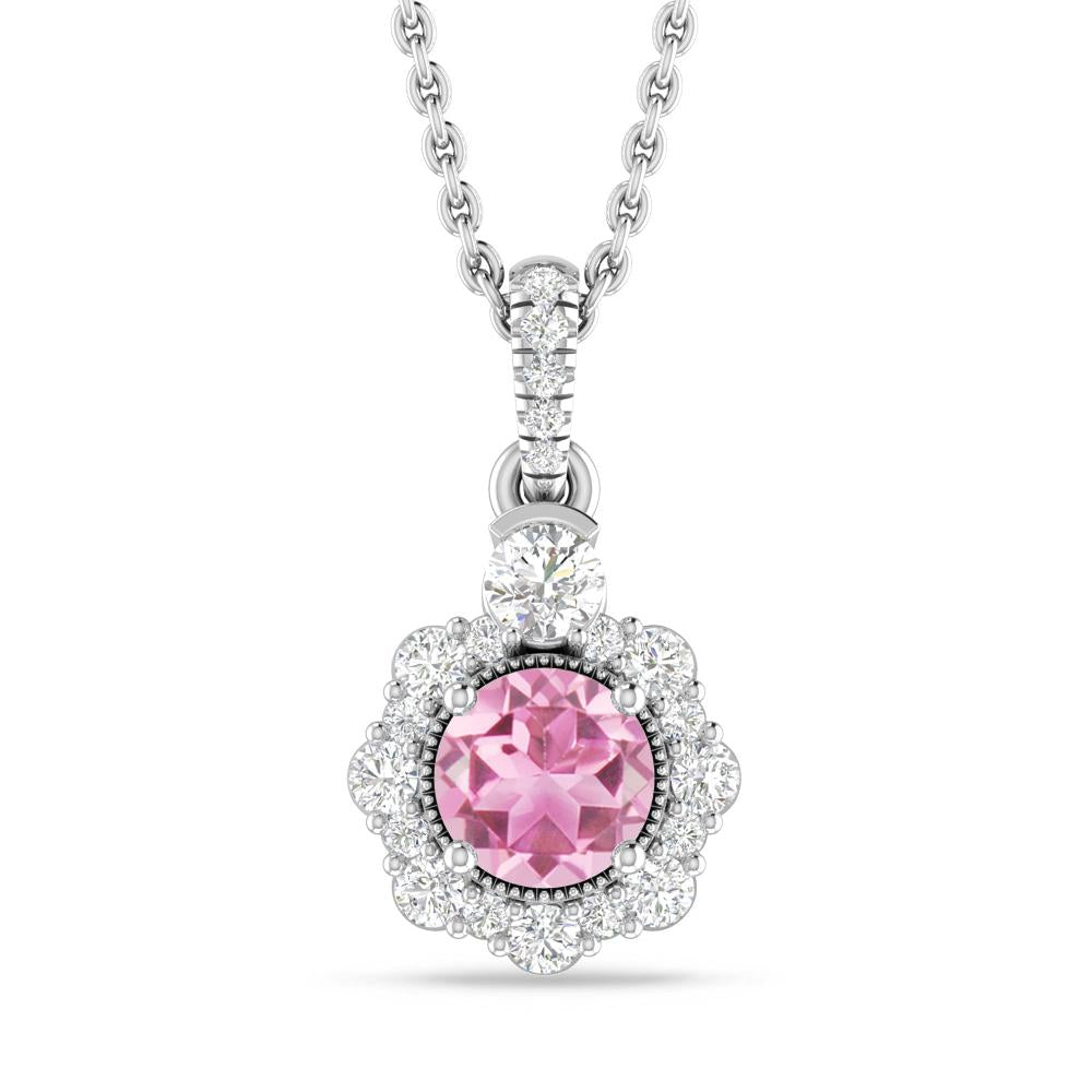 White Gold - Pink Tourmaline