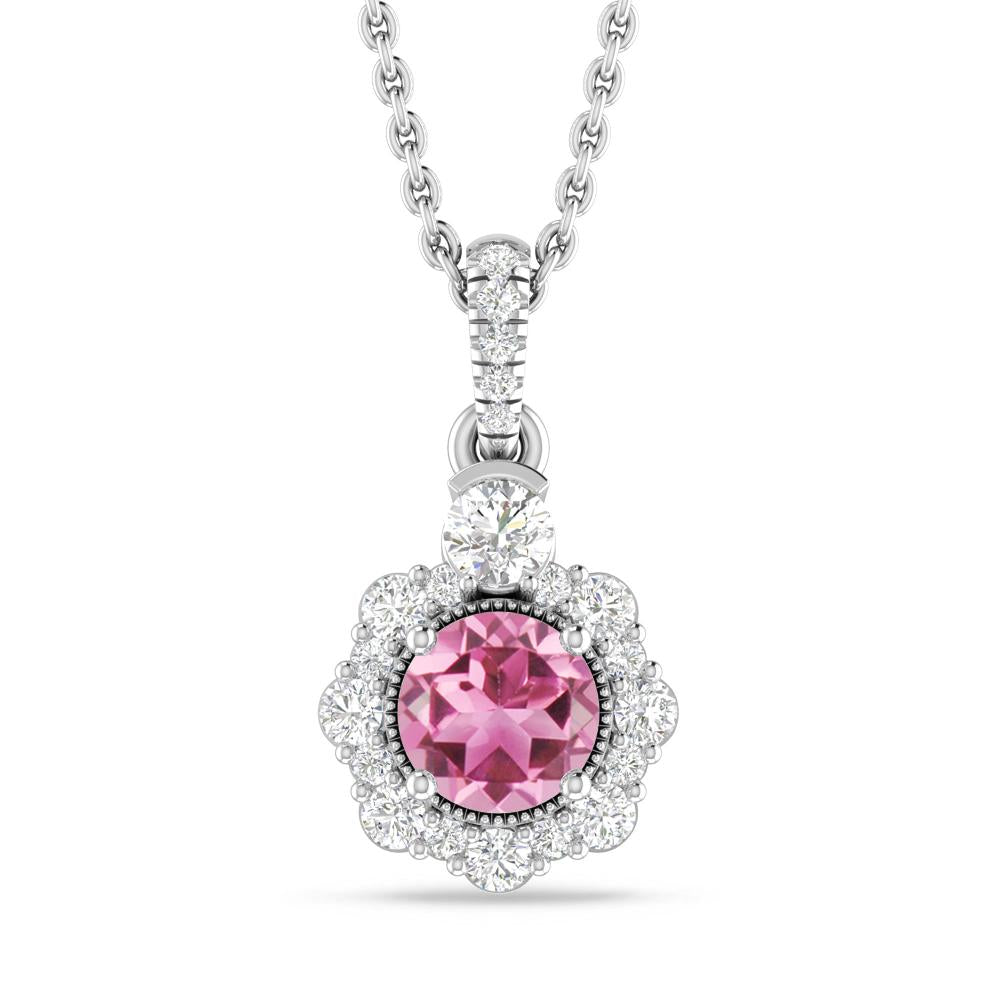 White Gold - Pink Tourmaline