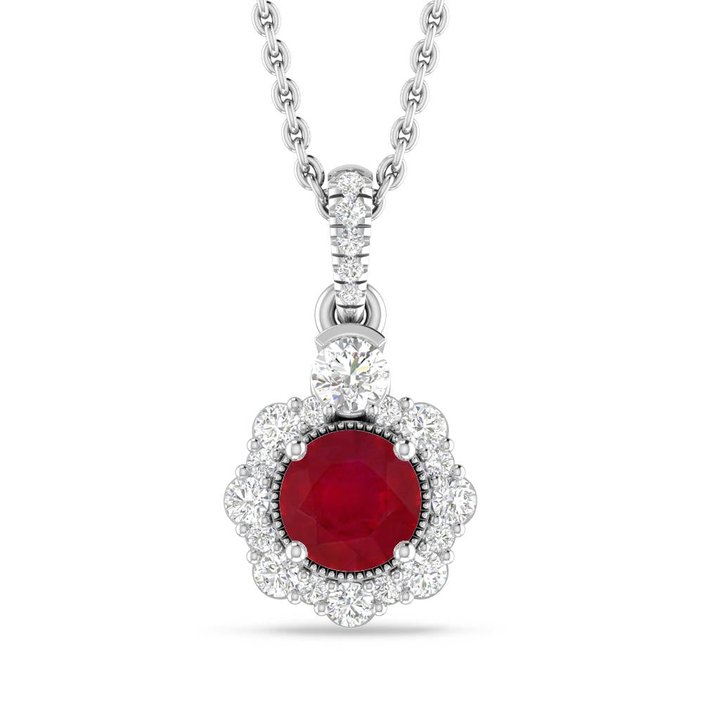 White Gold - Ruby