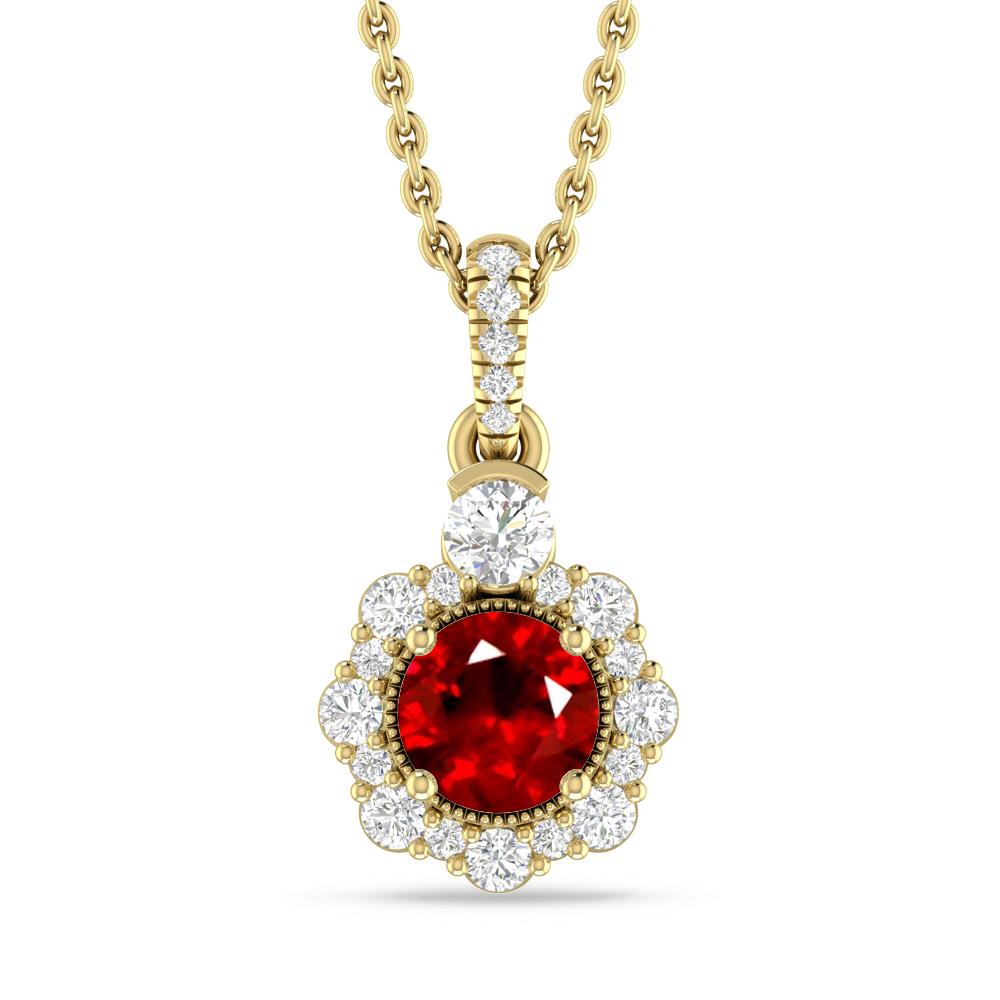 Yellow Gold - Ruby