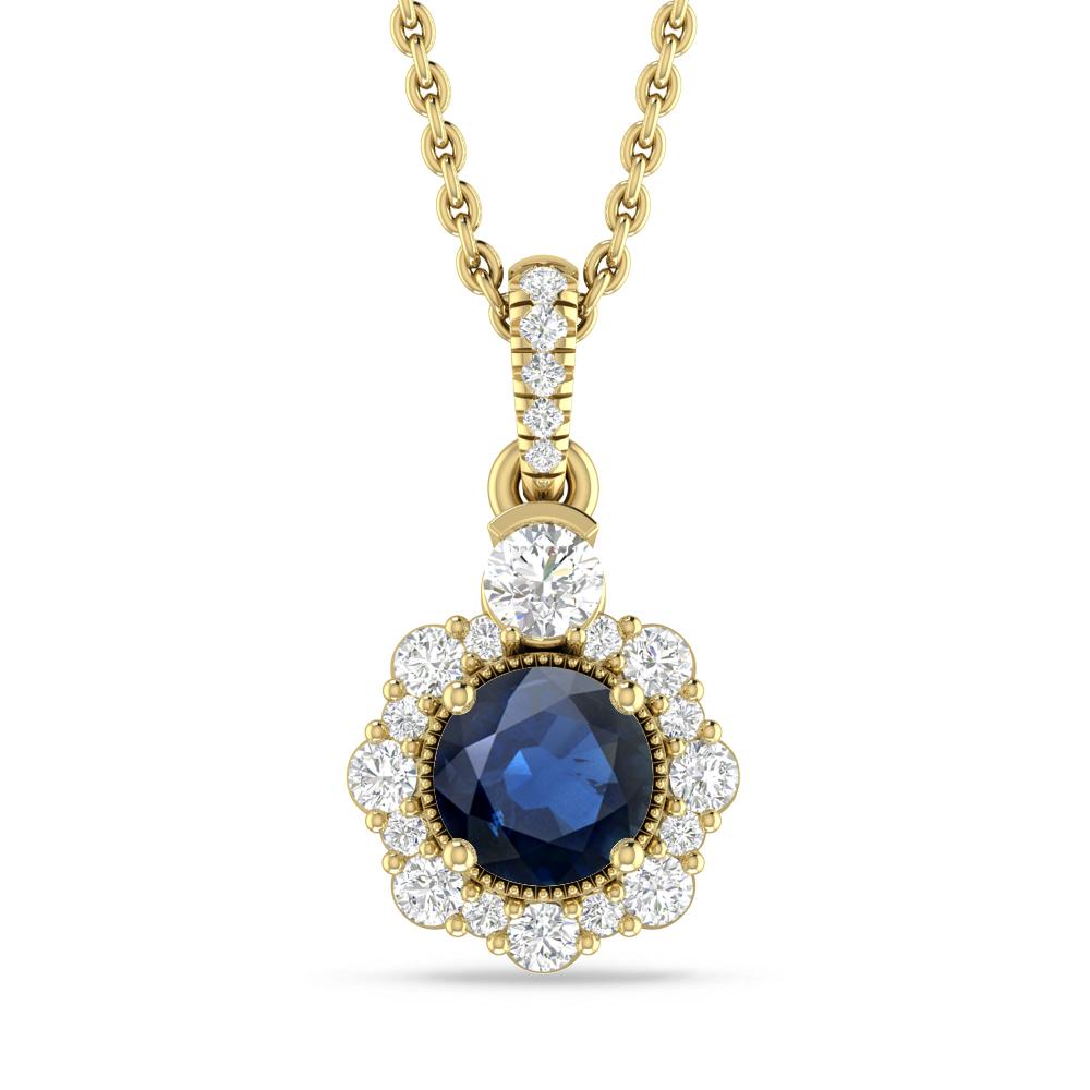 Yellow Gold - Sapphire