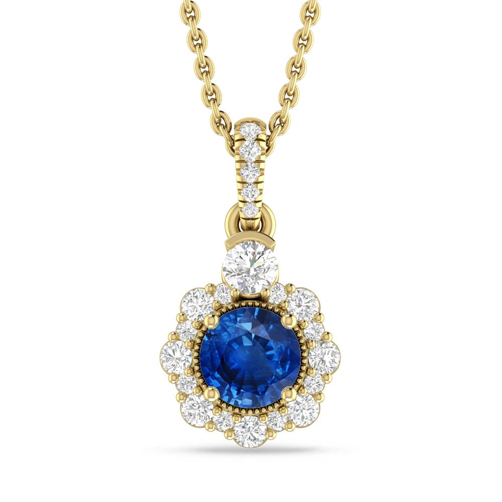 Yellow Gold - Sapphire