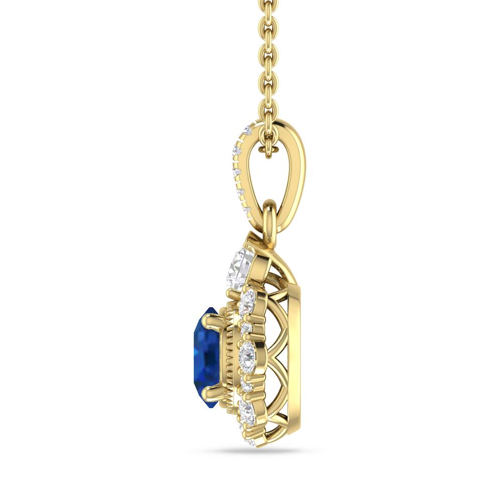 Yellow Gold - Sapphire