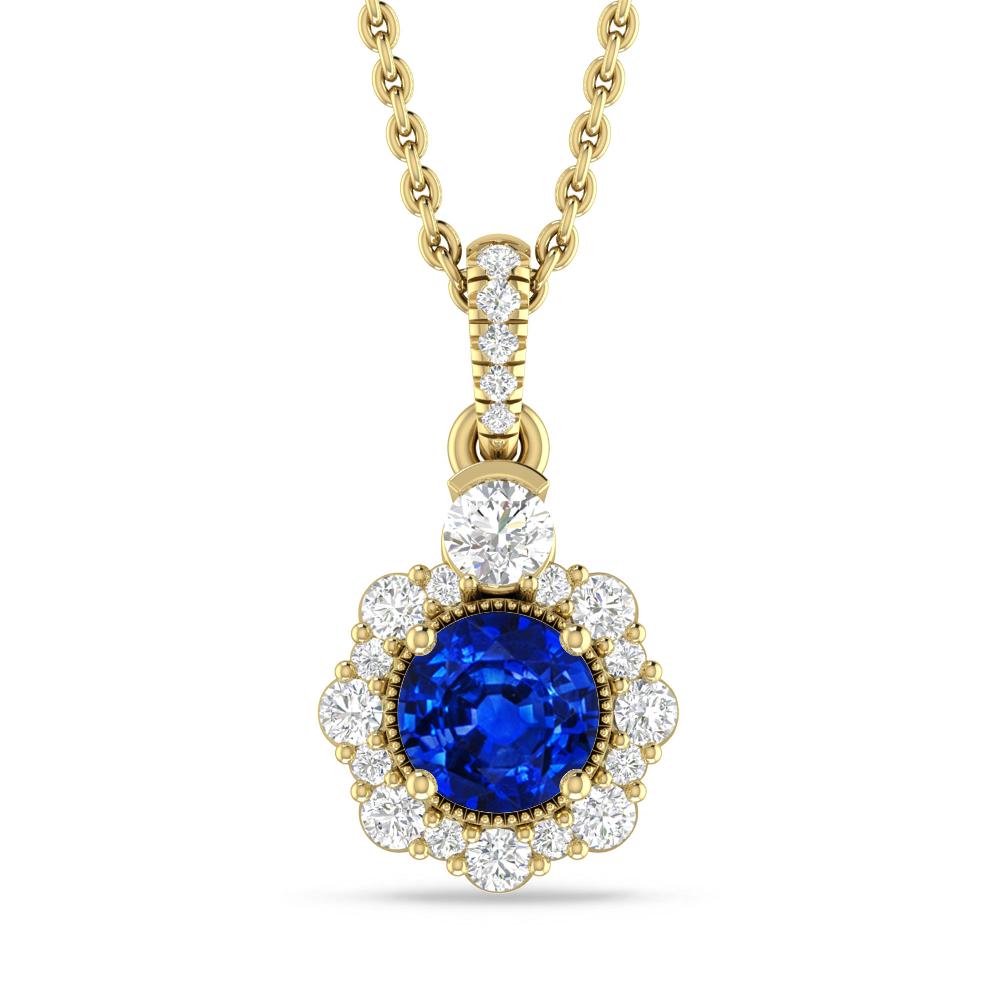 Yellow Gold - Sapphire