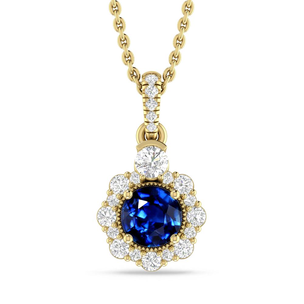 Yellow Gold - Sapphire