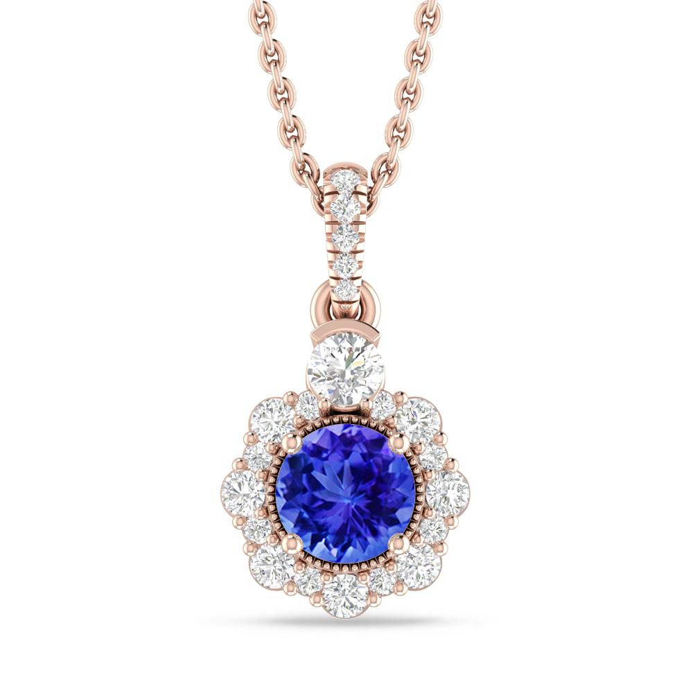 Rose Gold - Tanzanite