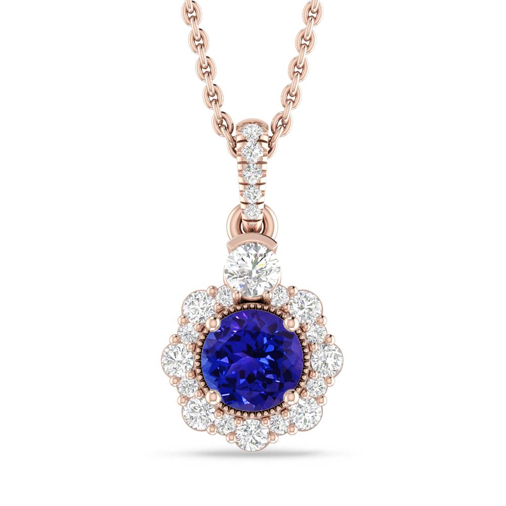 Rose Gold - Tanzanite