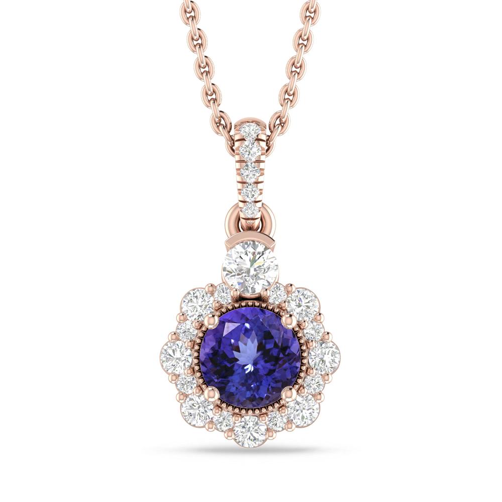 Rose Gold - Tanzanite