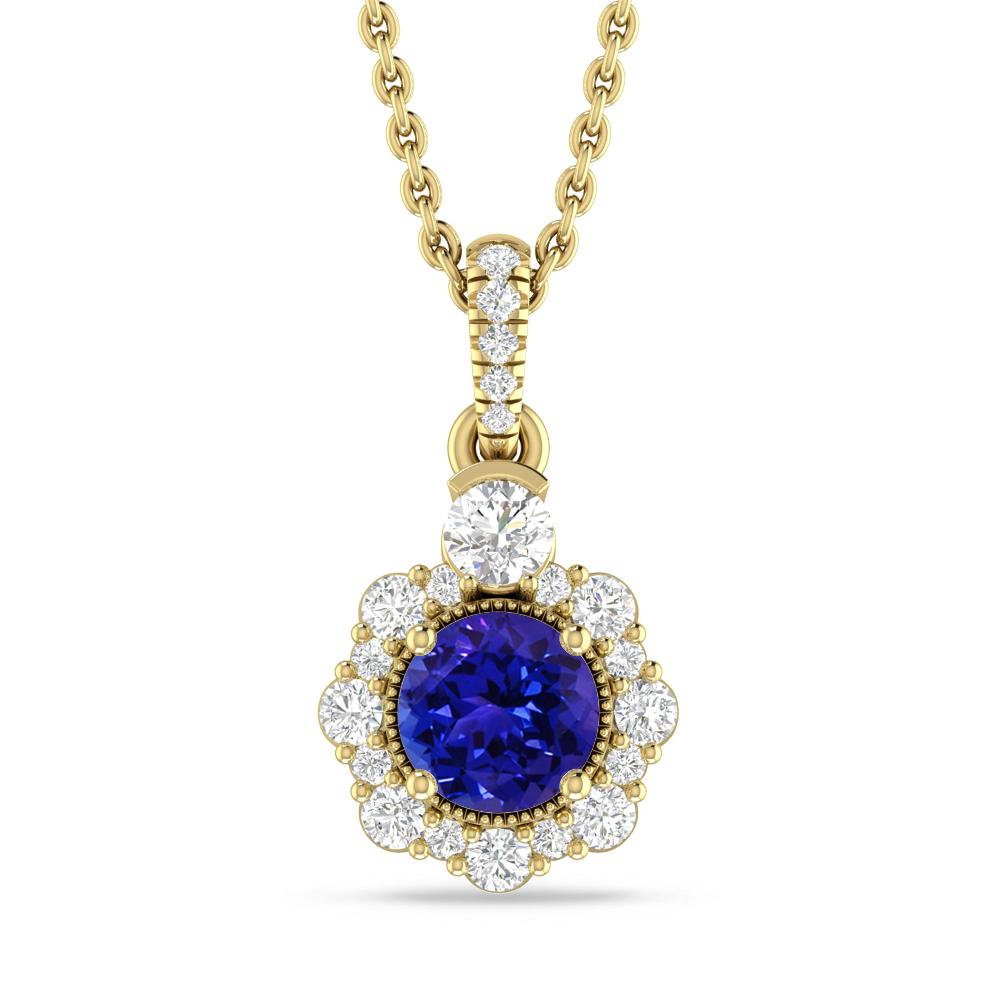 Yellow Gold - Tanzanite