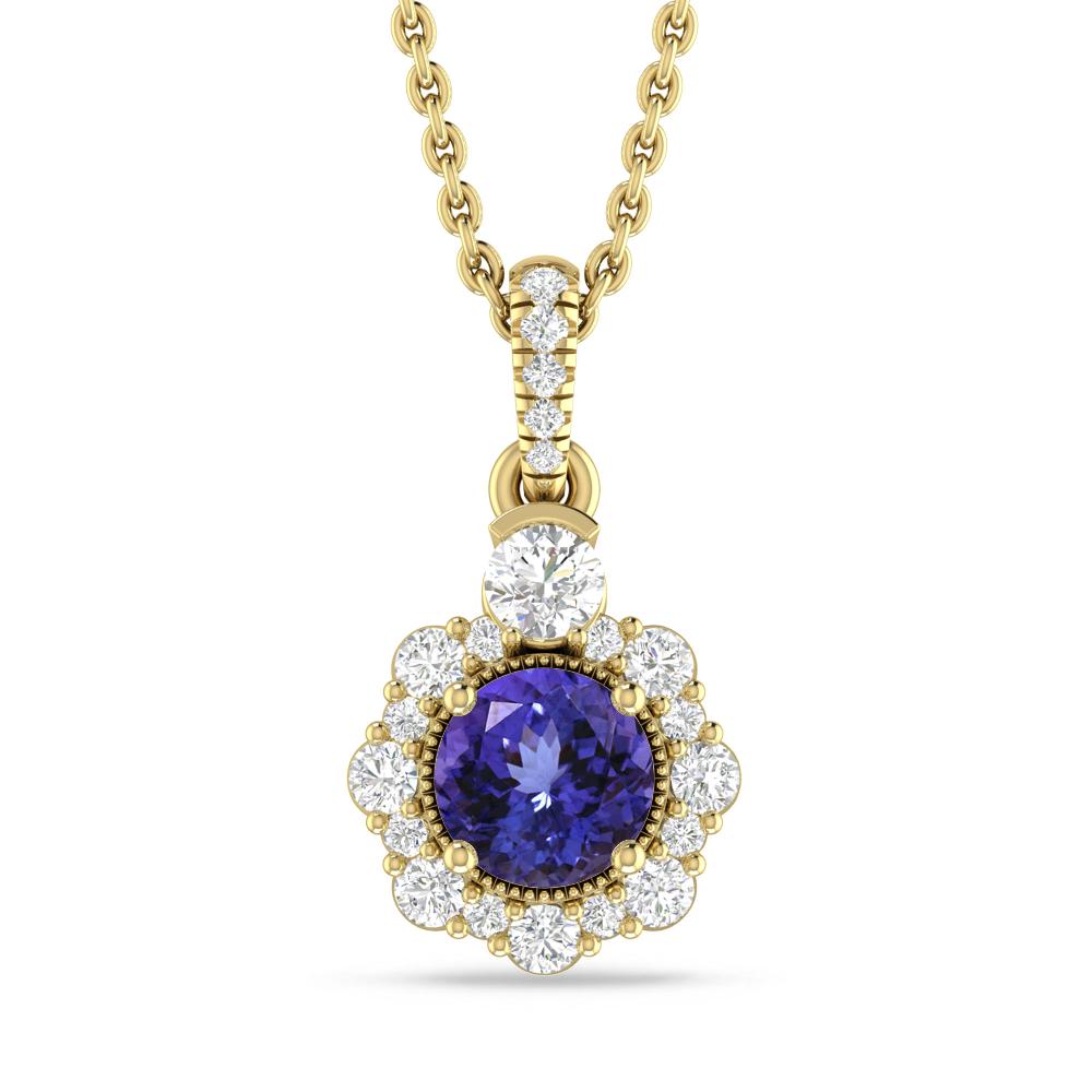 Yellow Gold - Tanzanite