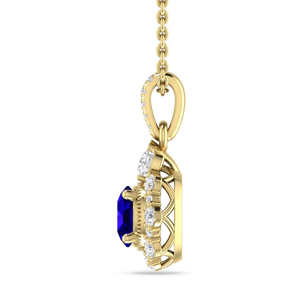 Yellow Gold - Tanzanite