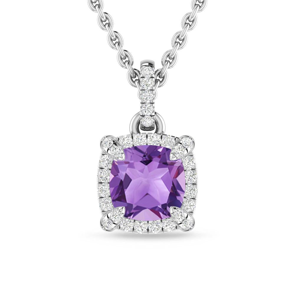 White Gold - Amethyst