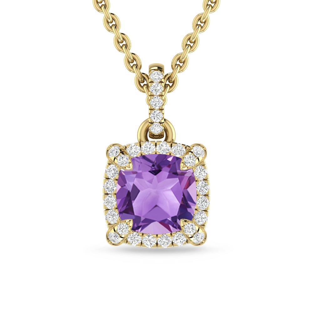 Yellow Gold - Amethyst