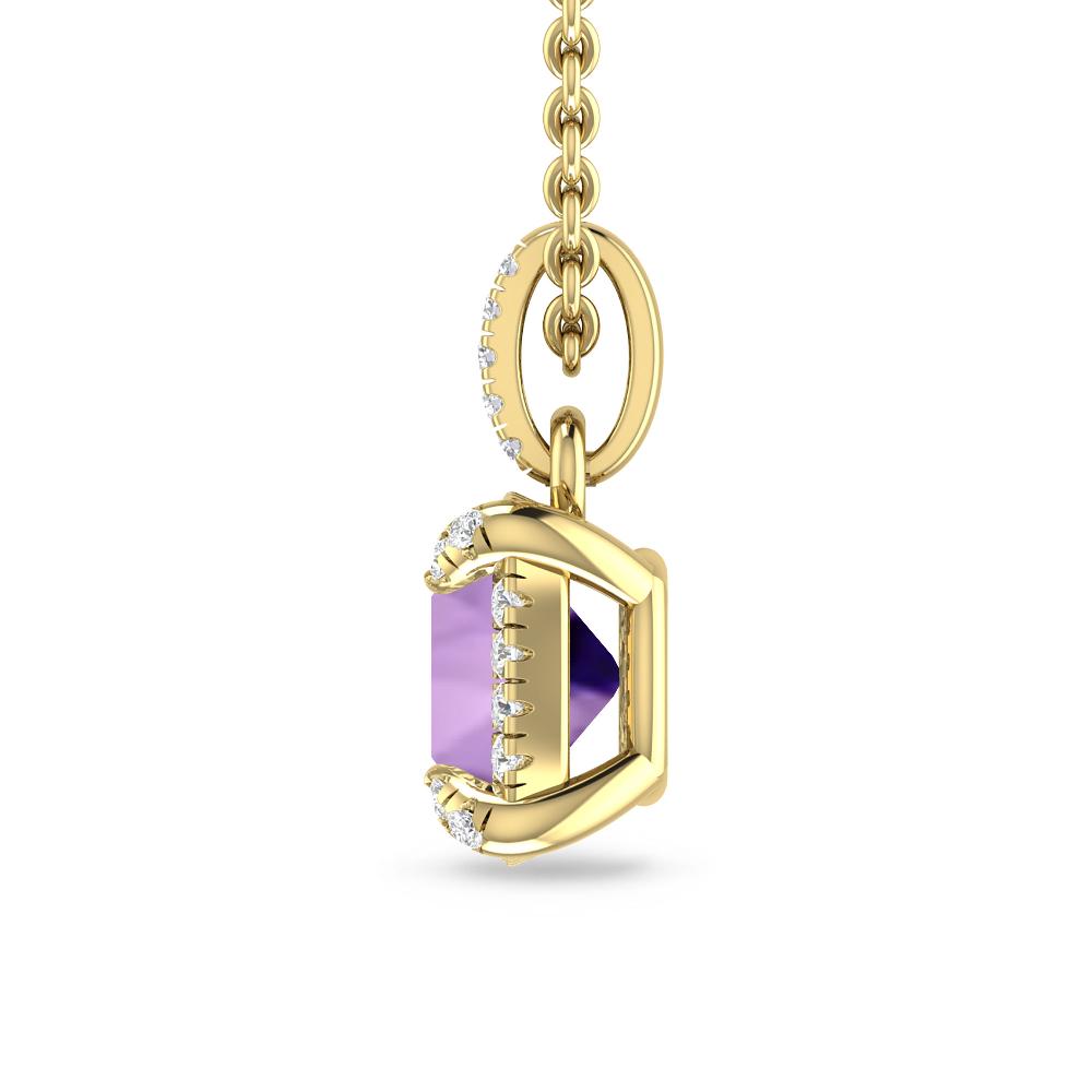 Yellow Gold - Amethyst