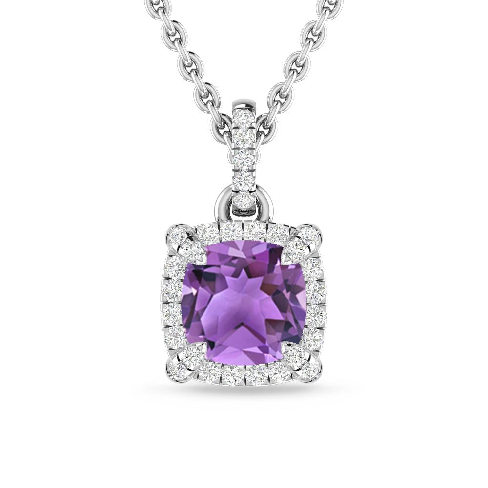 White Gold - Amethyst