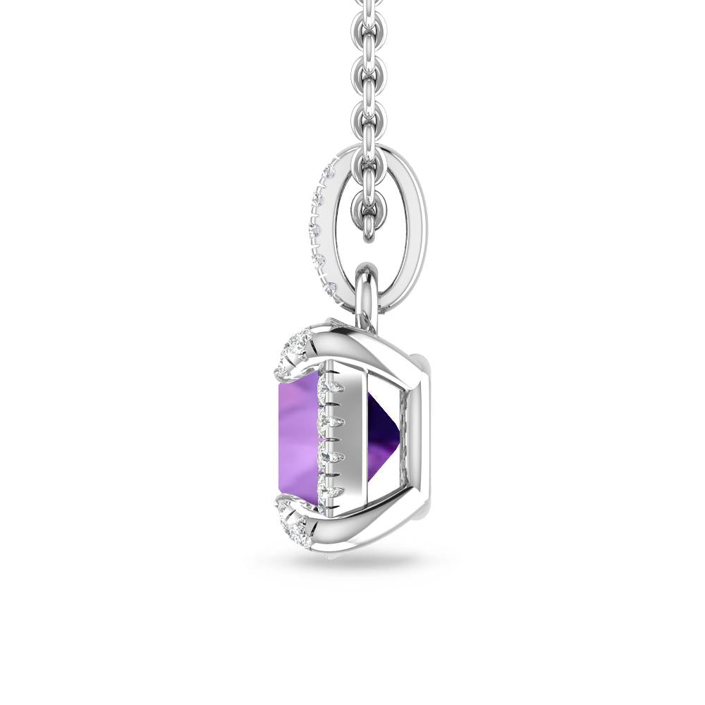 White Gold - Amethyst