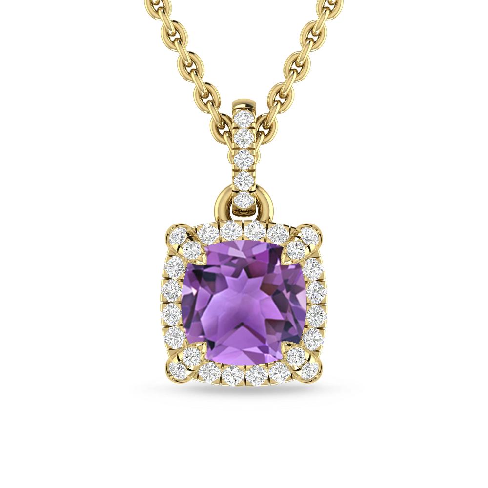 Yellow Gold - Amethyst