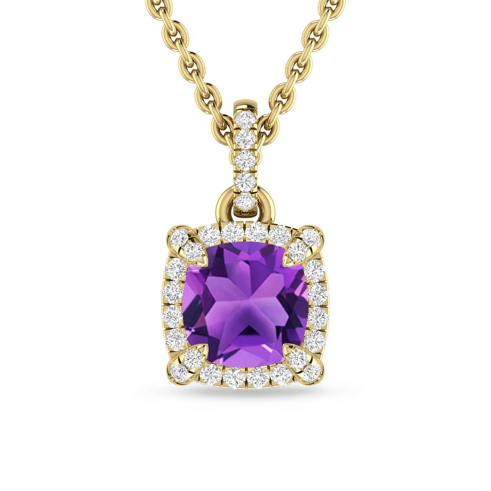 Yellow Gold - Amethyst