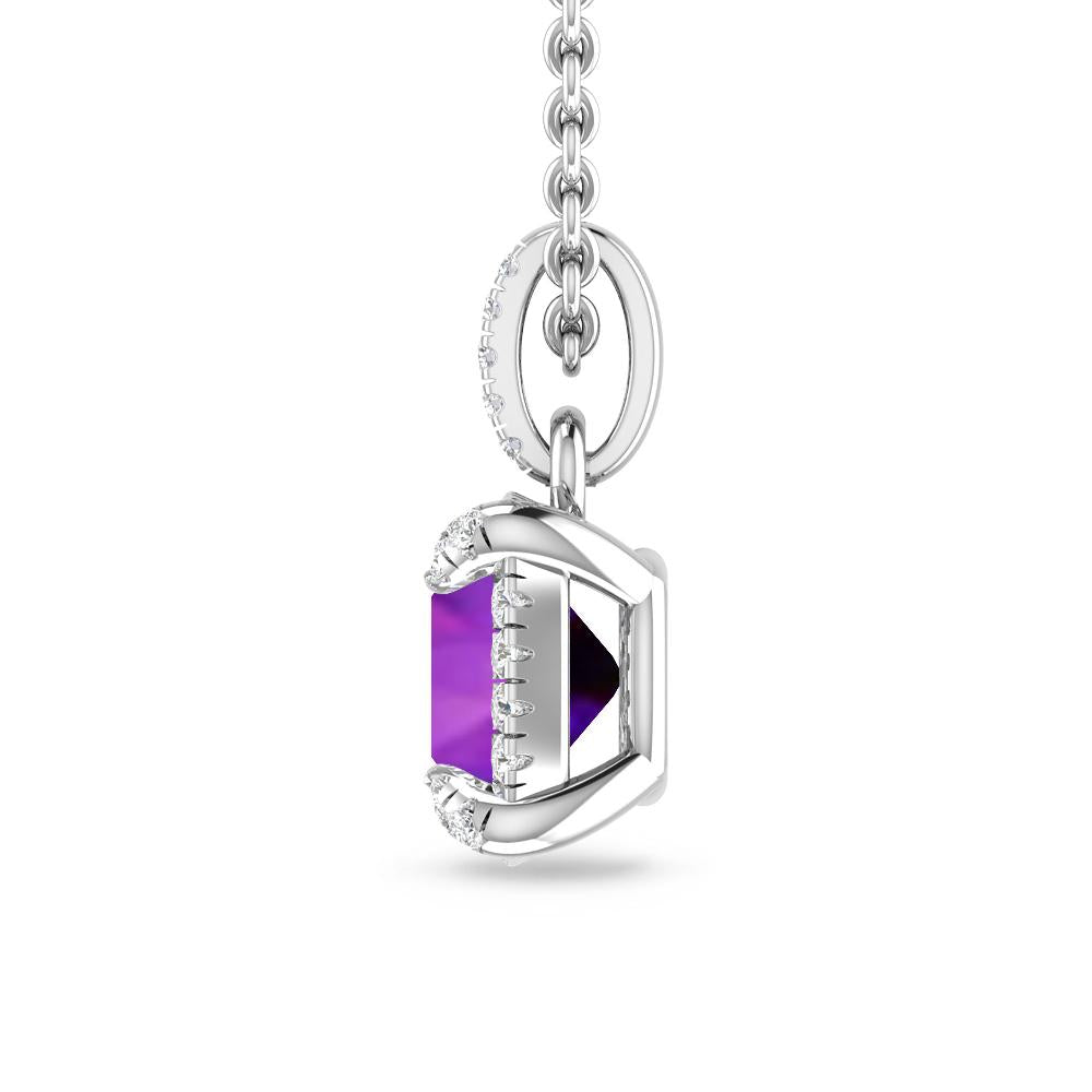 White Gold - Amethyst