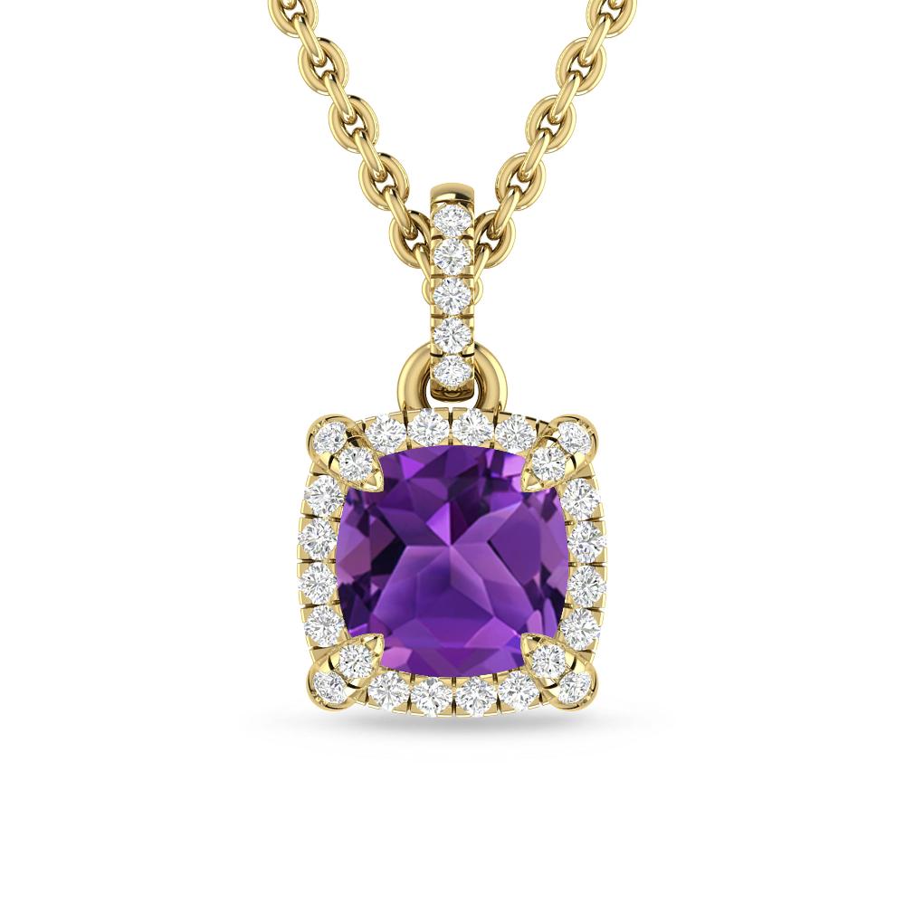 Yellow Gold - Amethyst