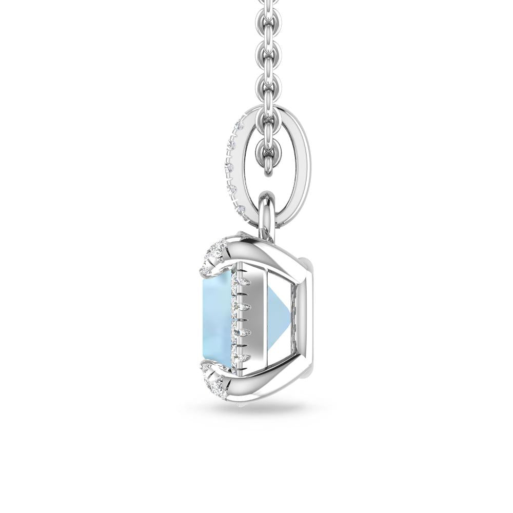 White Gold - Aquamarine