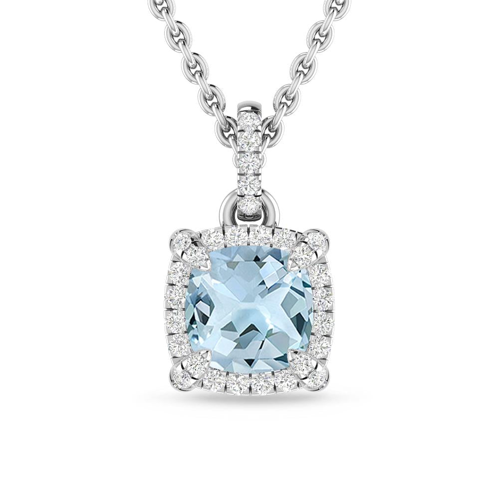 White Gold - Aquamarine