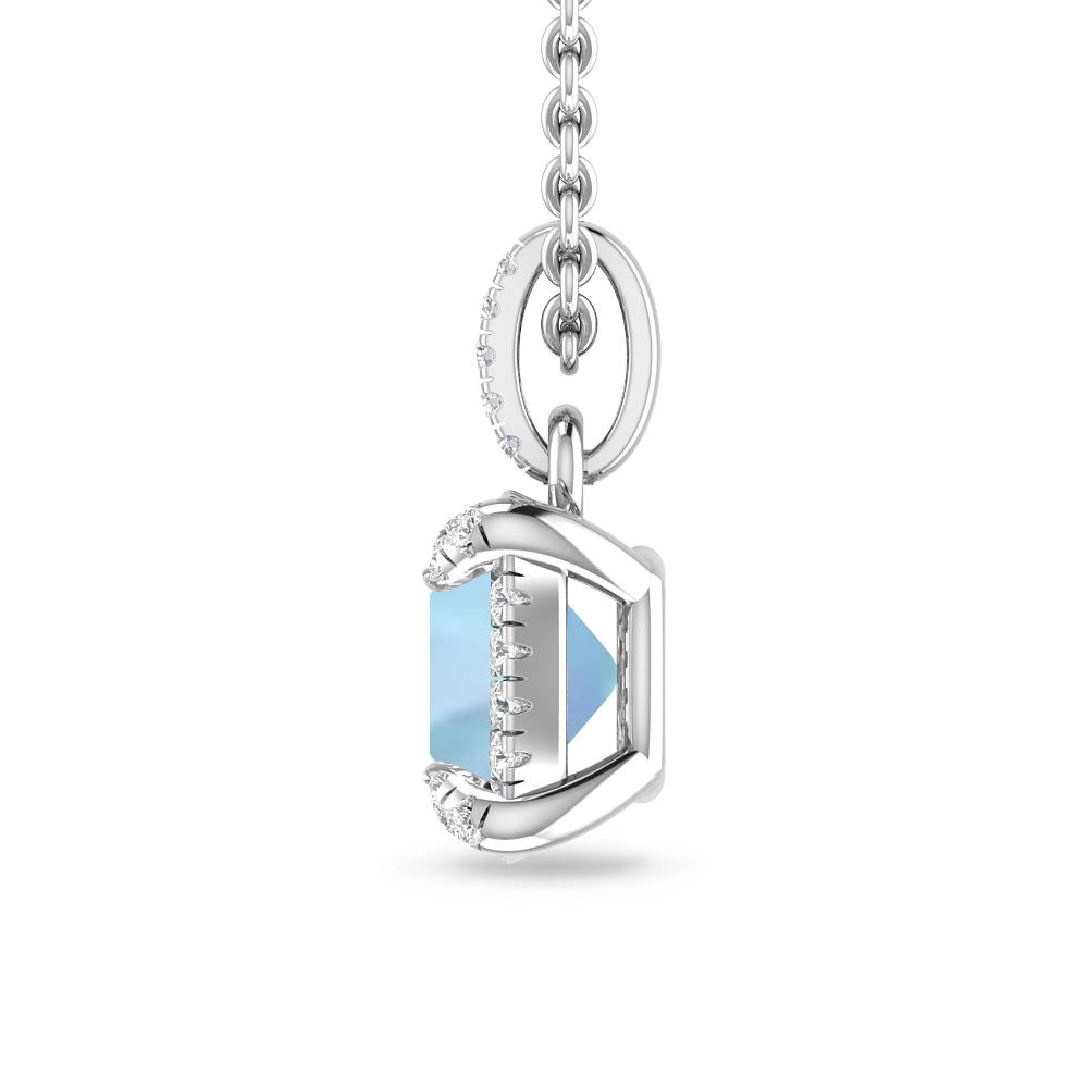 White Gold - Aquamarine