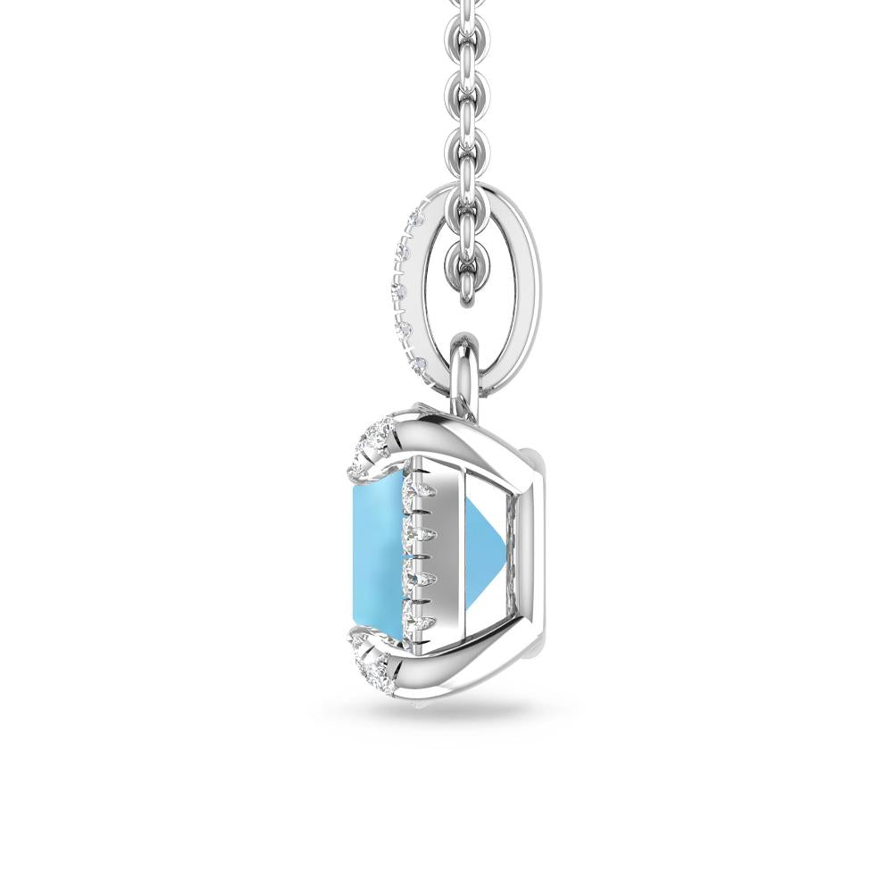 White Gold - Aquamarine