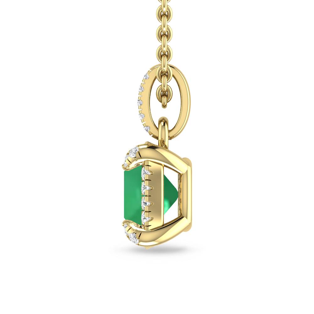 Yellow Gold - Emerald