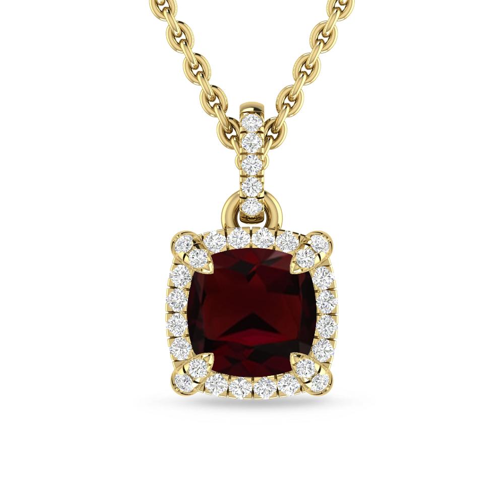 Yellow Gold - Garnet