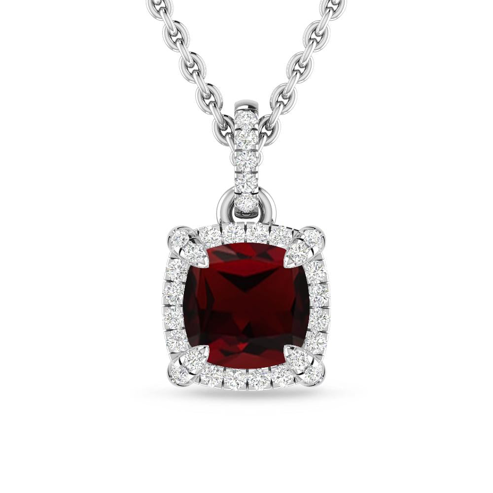 White Gold - Garnet