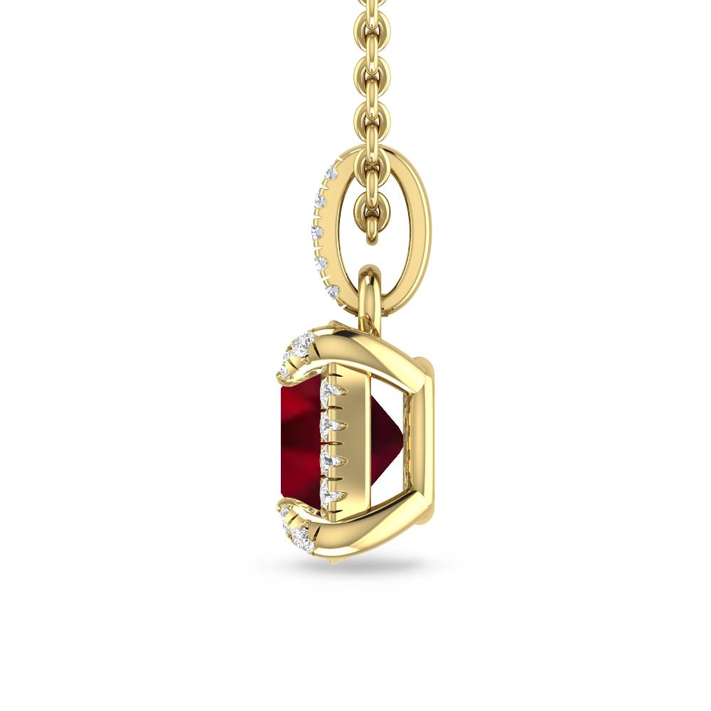 Yellow Gold - Garnet