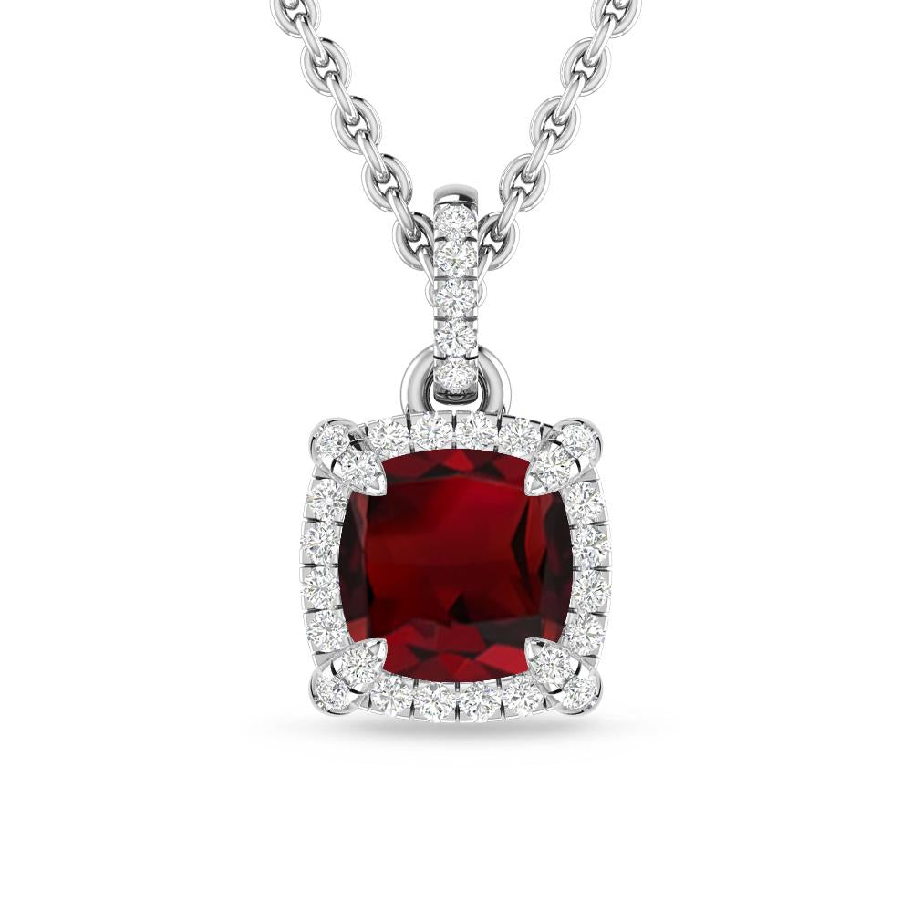 White Gold - Garnet