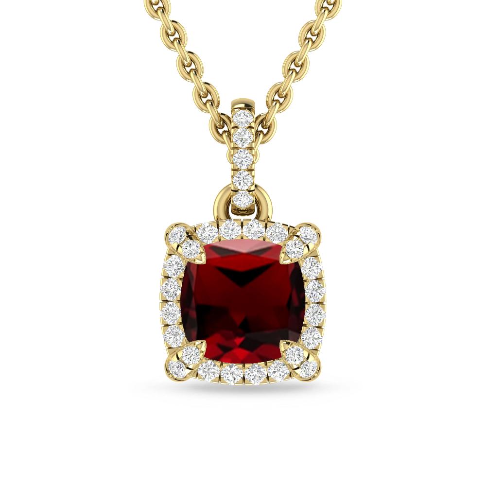 Yellow Gold - Garnet