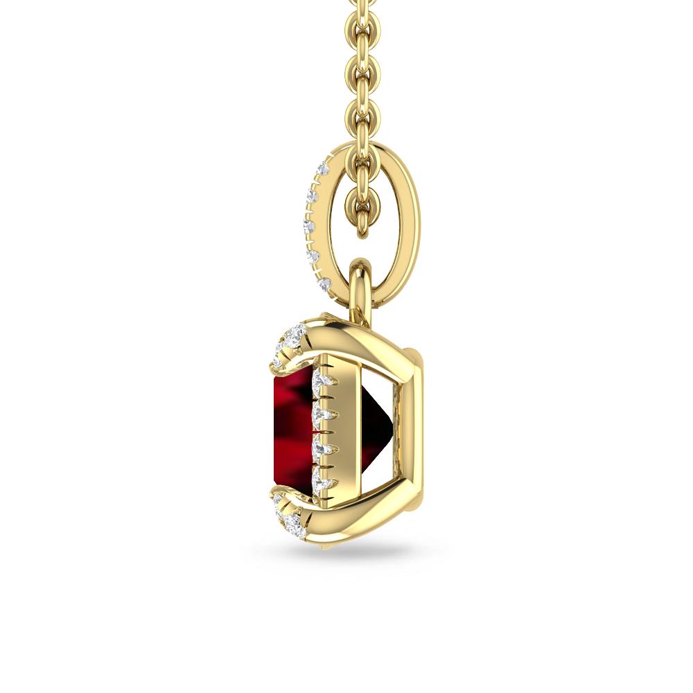 Yellow Gold - Garnet