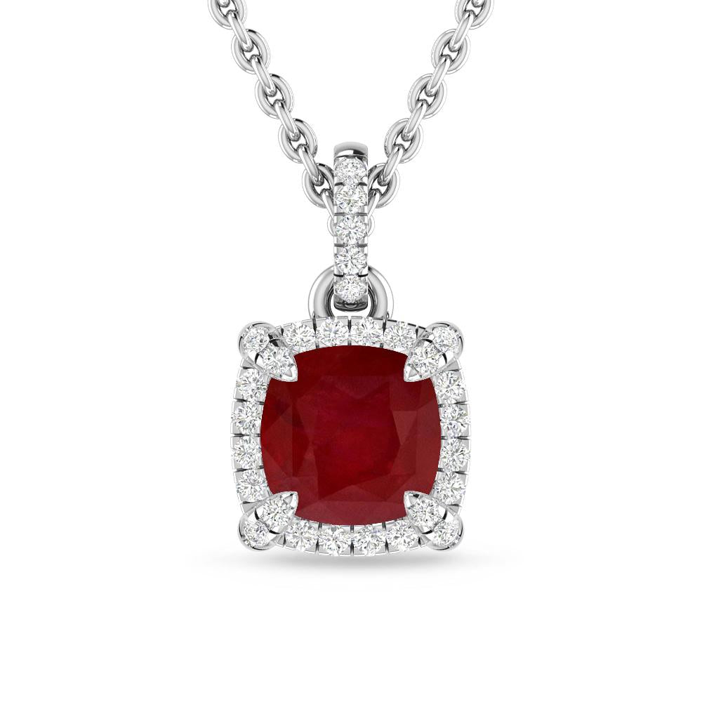 White Gold - Ruby