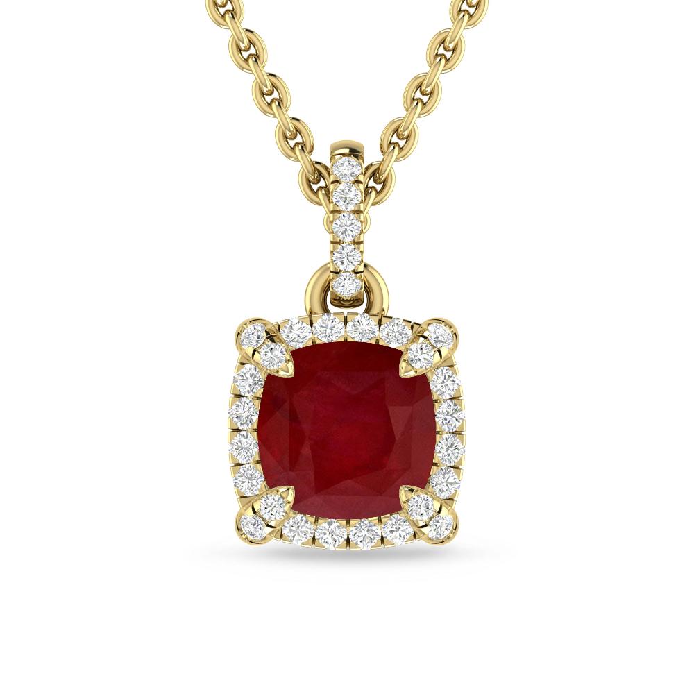 Yellow Gold - Ruby