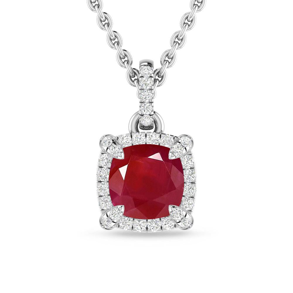 White Gold - Ruby