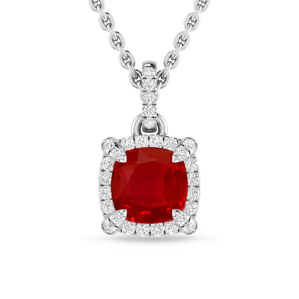 White Gold - Ruby