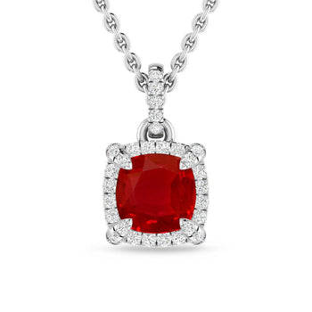 White Gold - Ruby