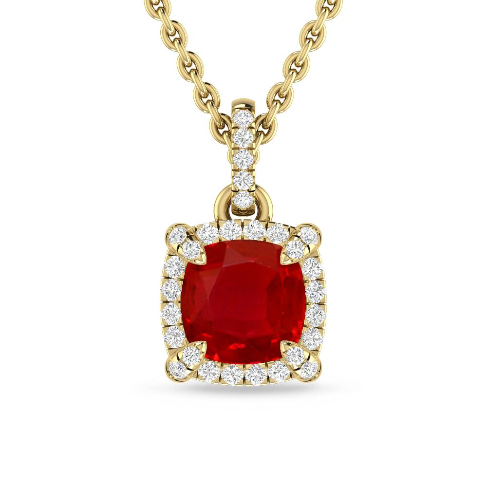 Yellow Gold - Ruby