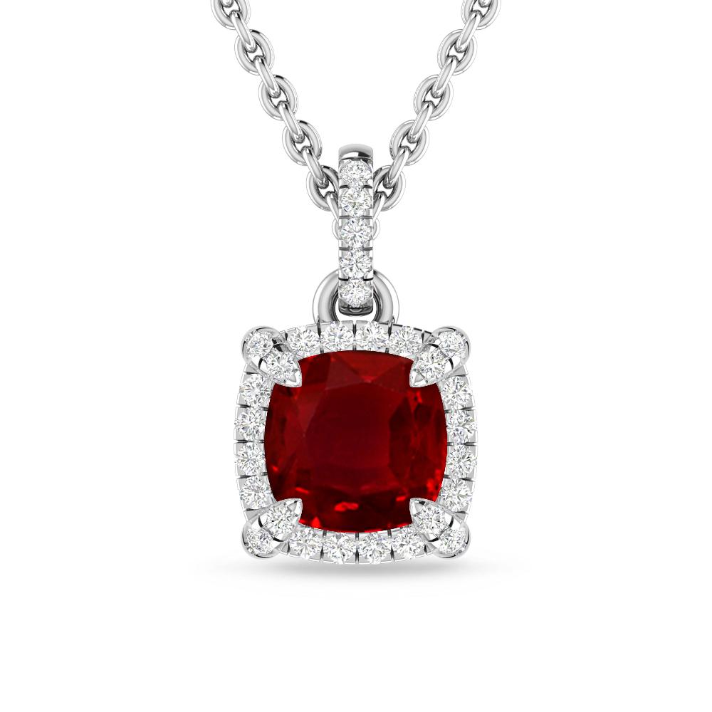 White Gold - Ruby