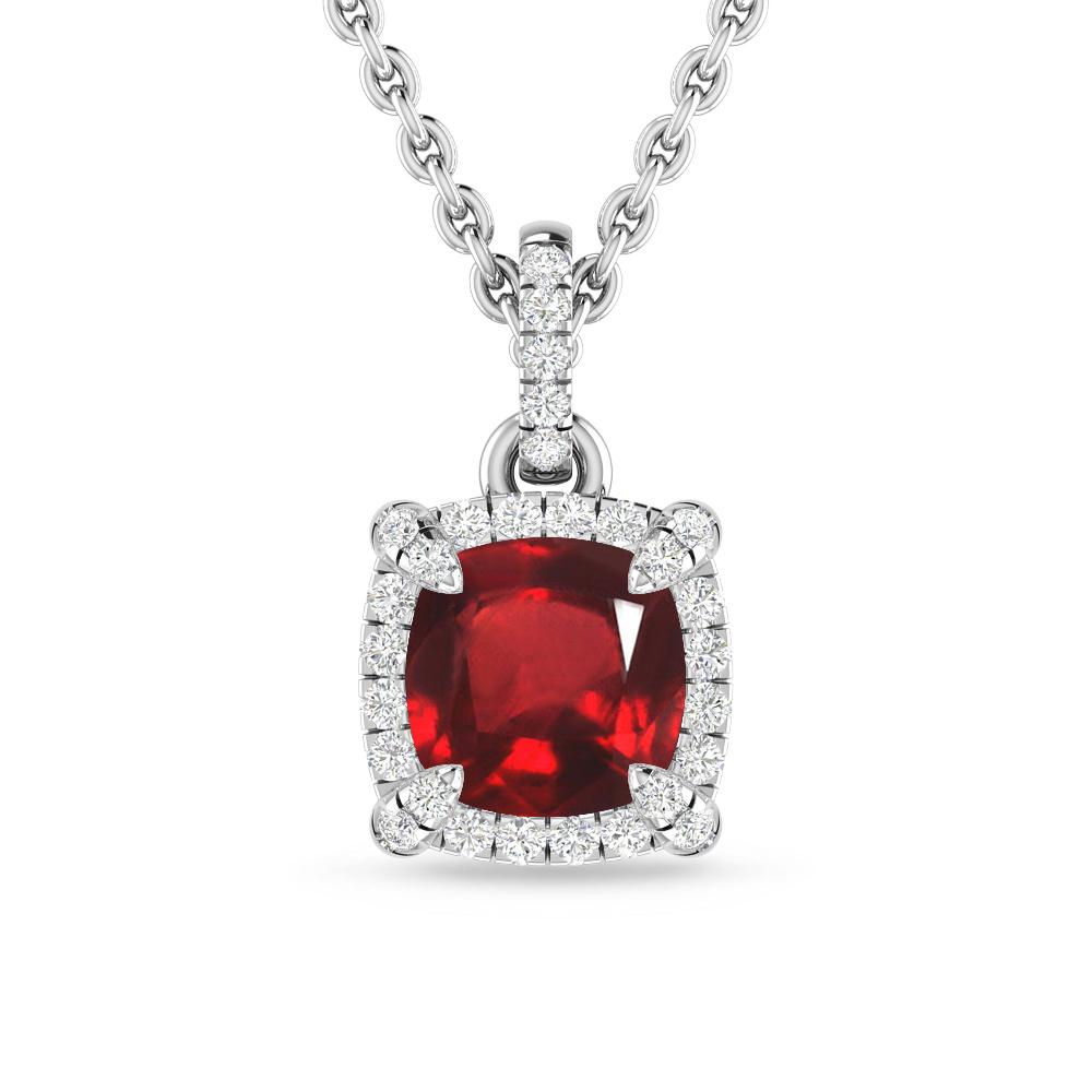 White Gold - Ruby