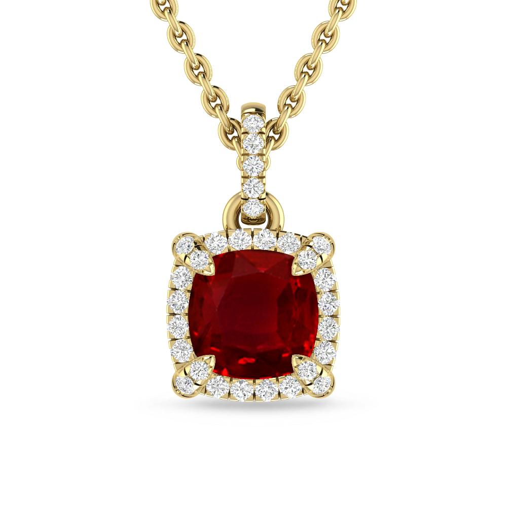 Yellow Gold - Ruby