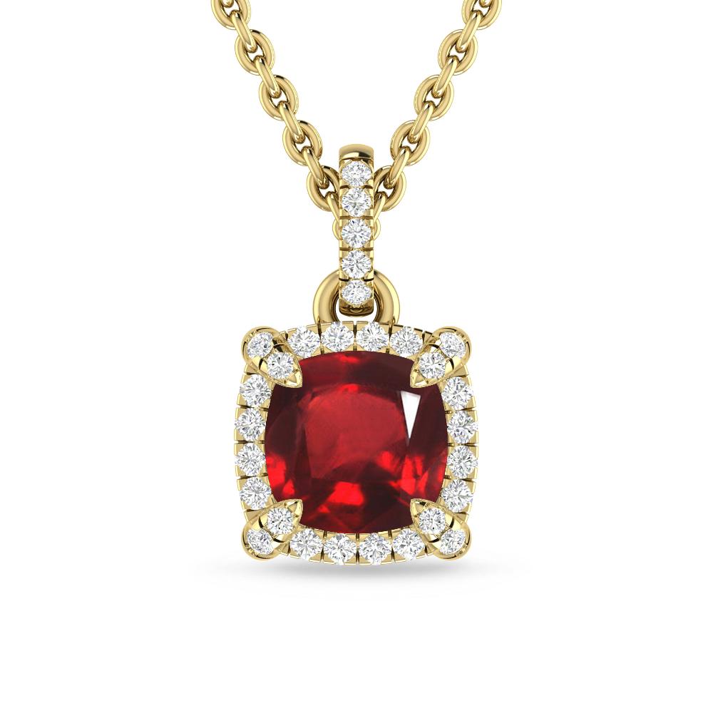 Yellow Gold - Ruby