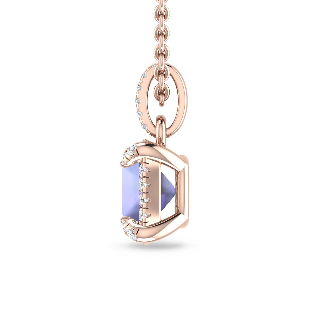 Rose Gold - Tanzanite